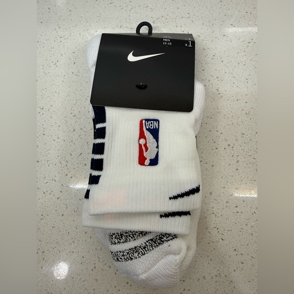 Nike Other - Men's NBA Nike White NikeGrip Power Performance Crew Socks 12-15 men’s XL